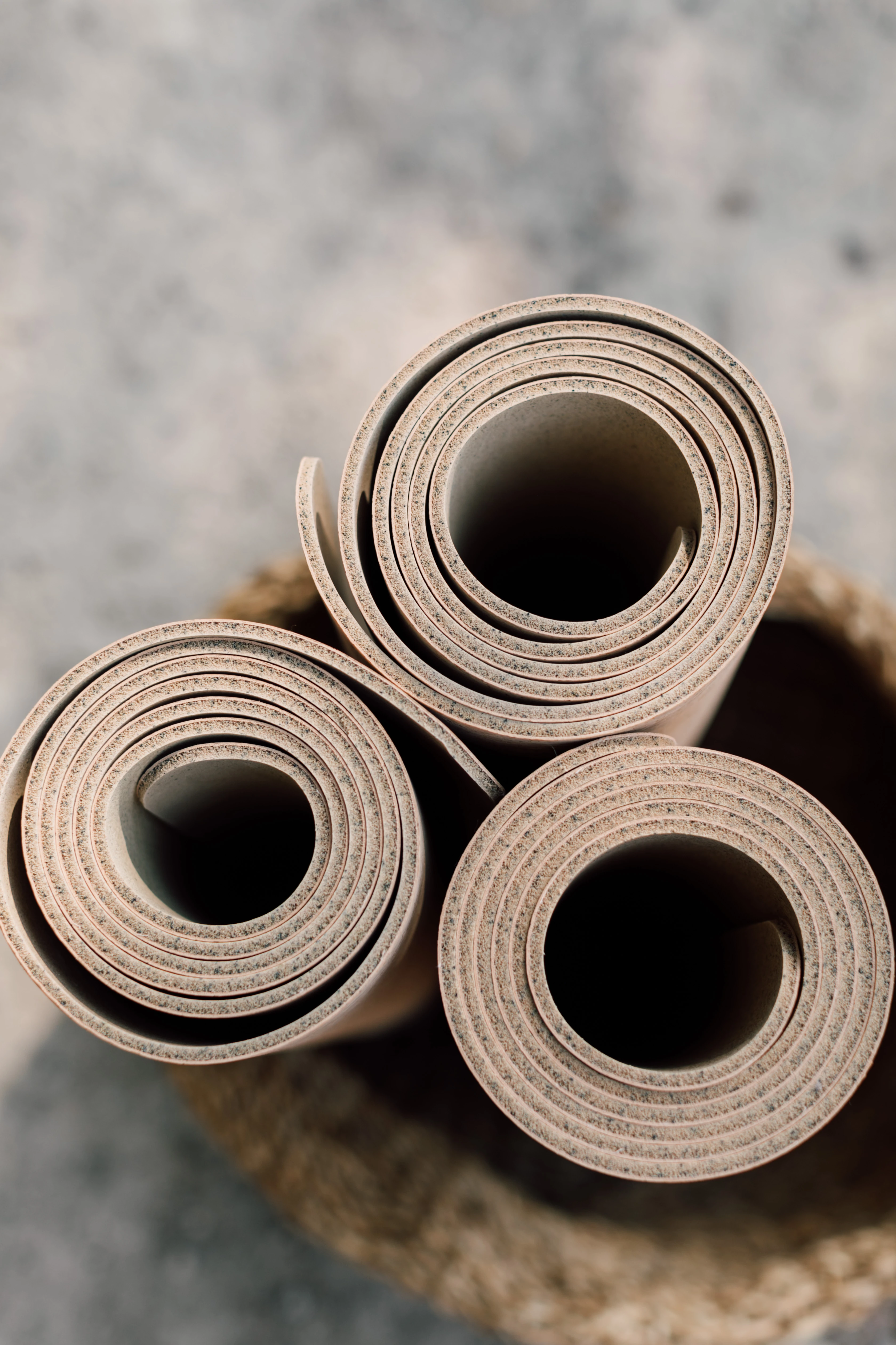 Doğal & Kaydırmaz Mantar Yoga Matı - Comfort